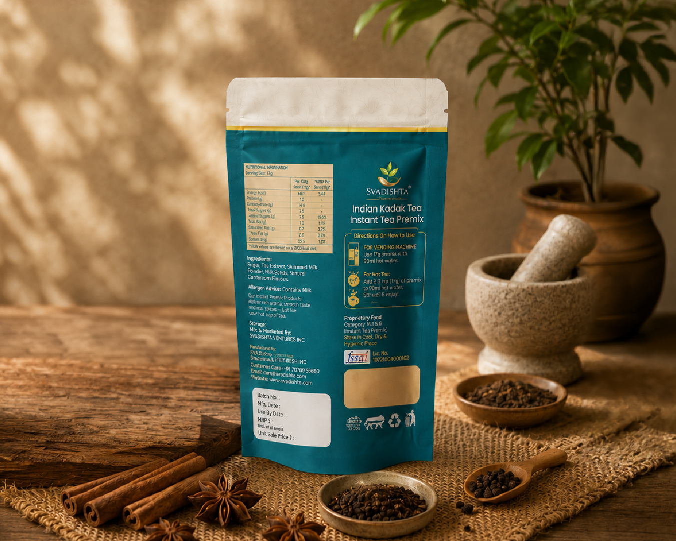 Indian Kadak Tea Instant Premix