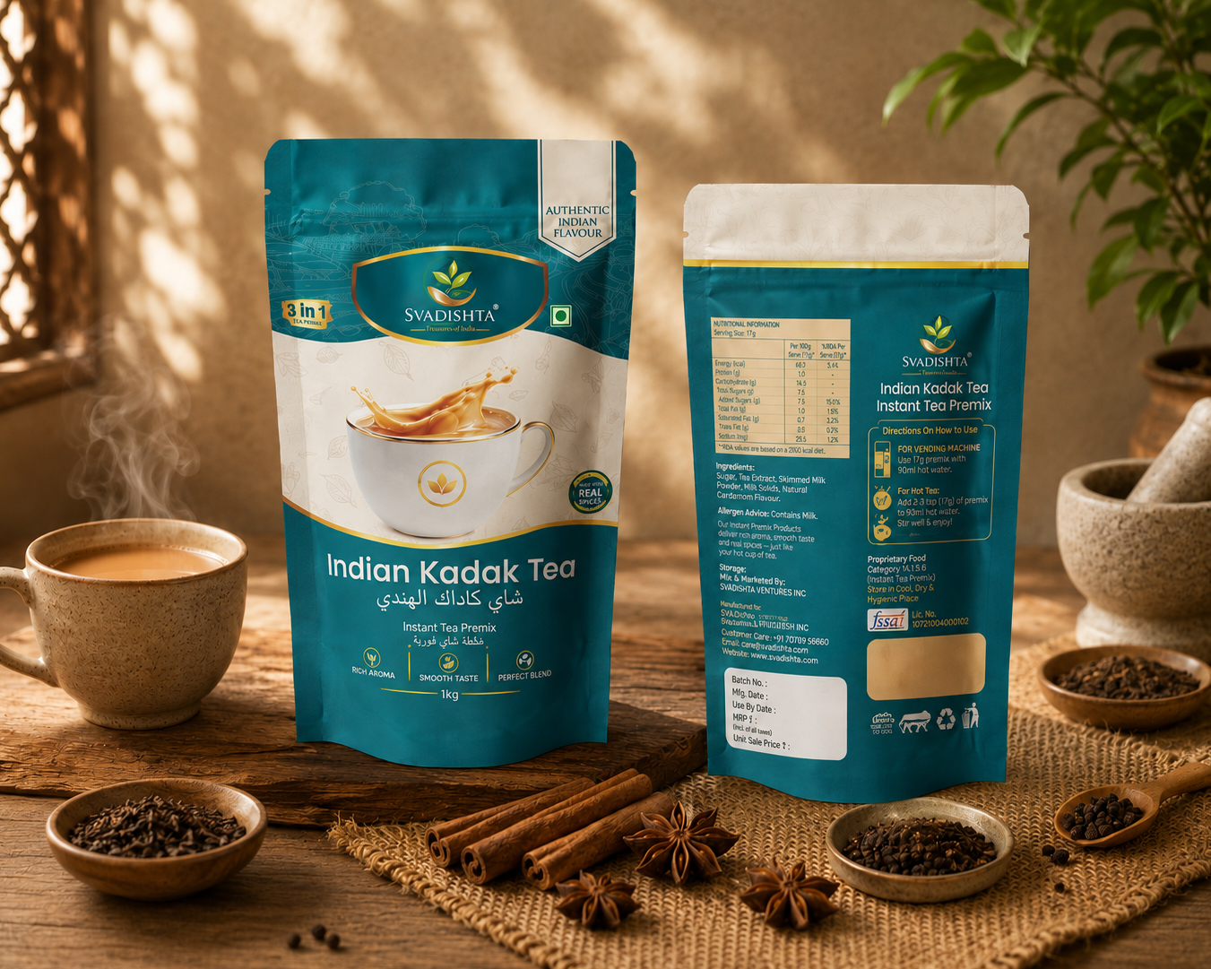 Indian Kadak Tea Instant Premix
