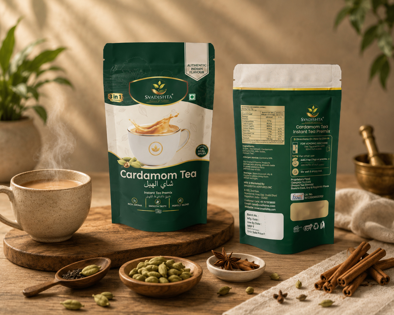 Cardamom Tea Instant Premix