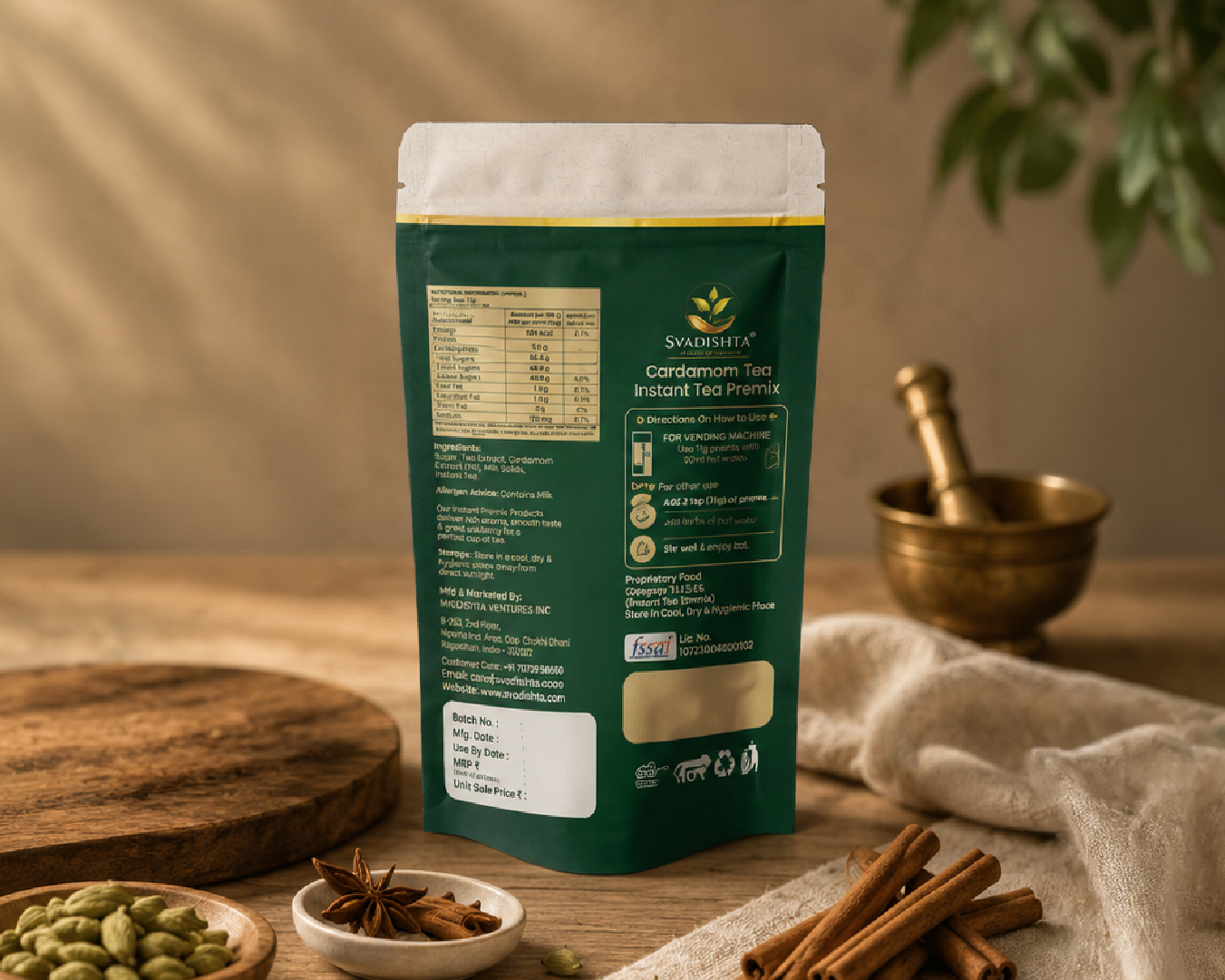 Cardamom Tea Instant Premix